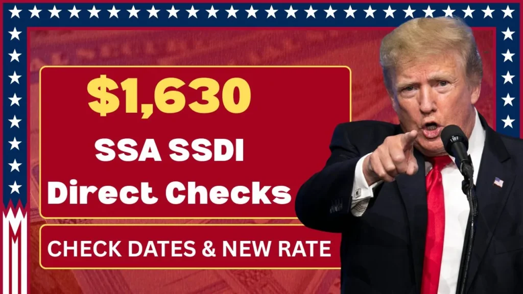 1,630 SSA SSDI Direct Checks 2026